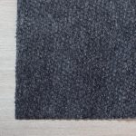 Mørkegråt tæppe 444×118 cm