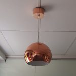 Loftslampe i kobber | KENWELL