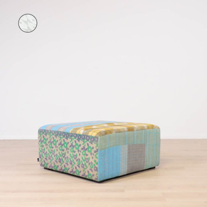 Sittpuff antik quiltet ottoman | HAY