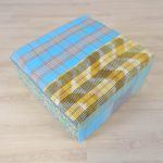 Sittpuff antik quiltet ottoman | HAY